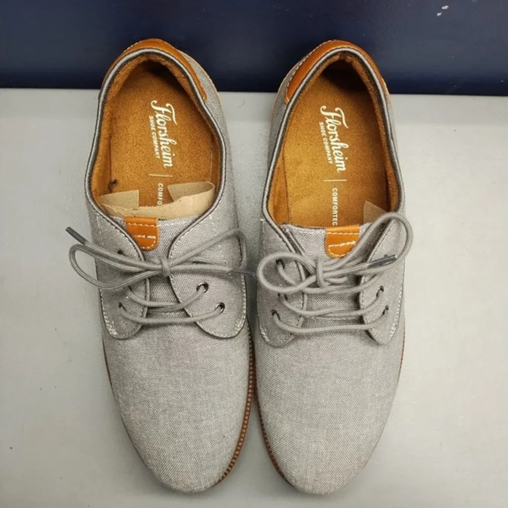 Florsheim Highland Oxford Shoes Boys Size 6 Multi Synthetic Plain Toe‎ Lace Up
